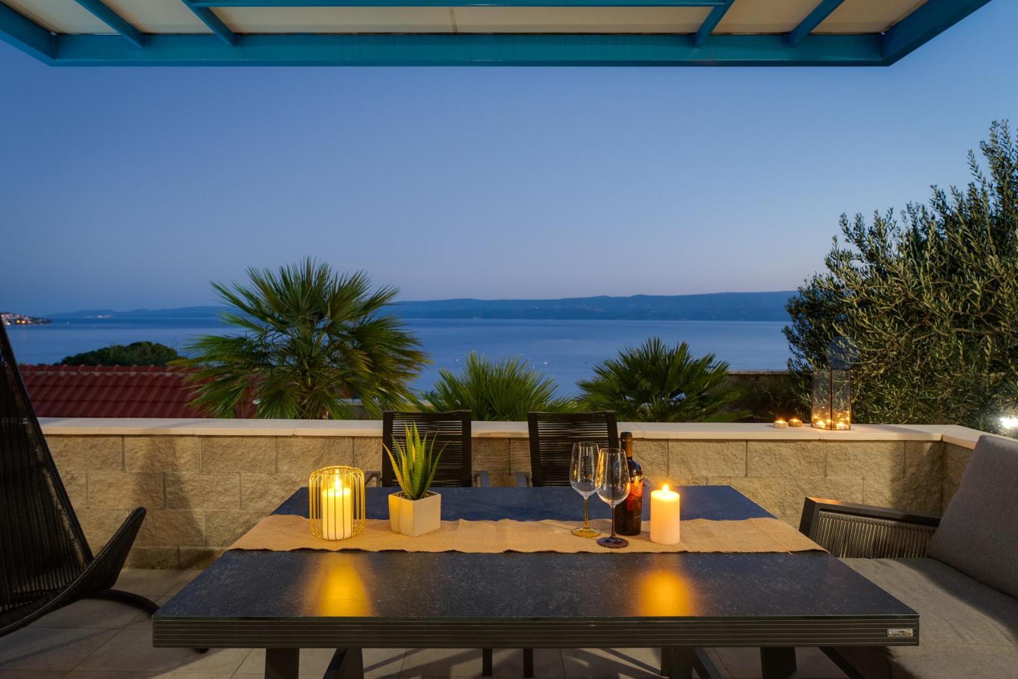 Villa Allegra With 32Msq Heated Pool, 300M Far From Sandy Beaches, Open Sea View Omiš Exteriér fotografie