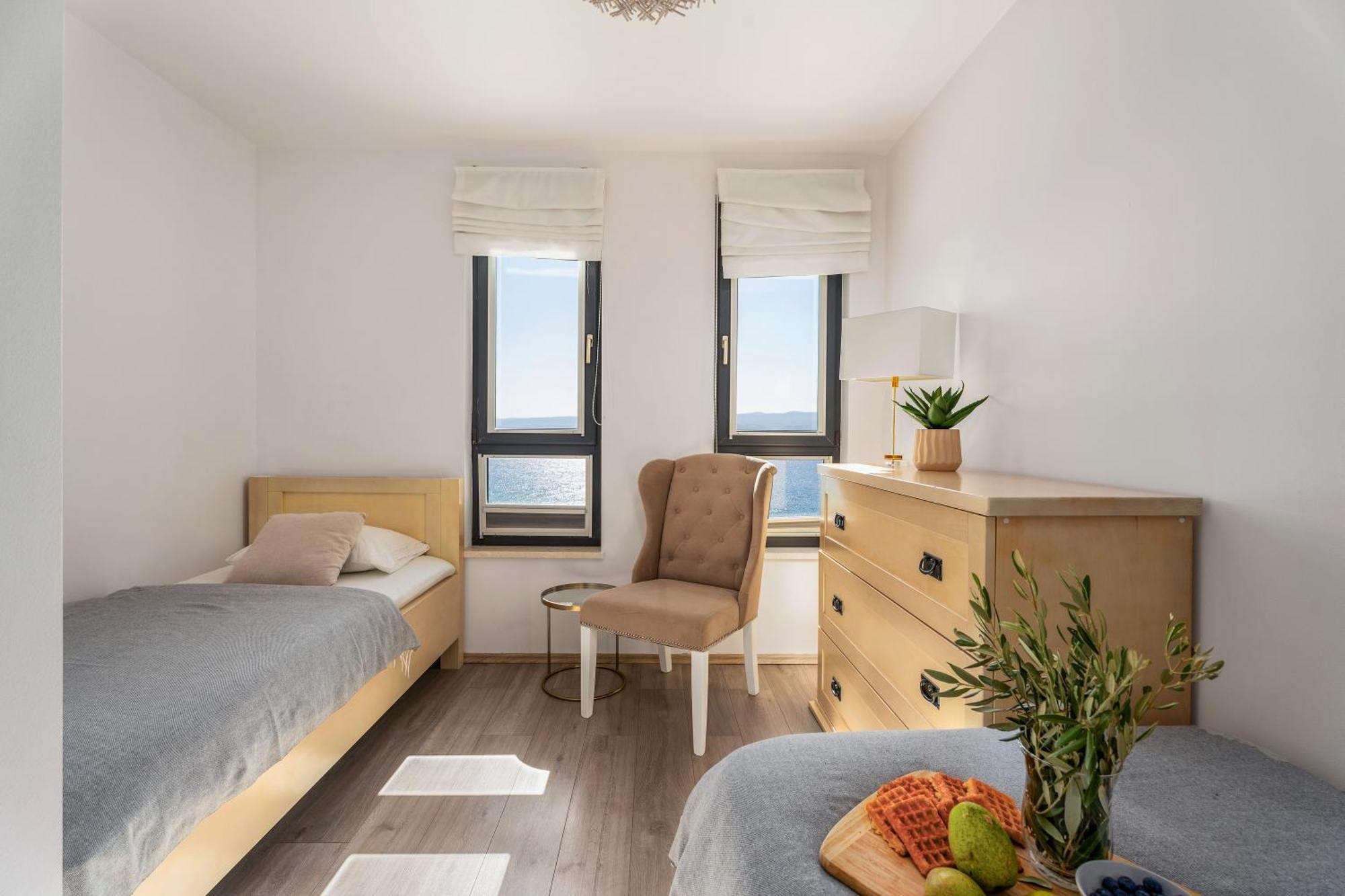 Villa Allegra With 32Msq Heated Pool, 300M Far From Sandy Beaches, Open Sea View Omiš Exteriér fotografie